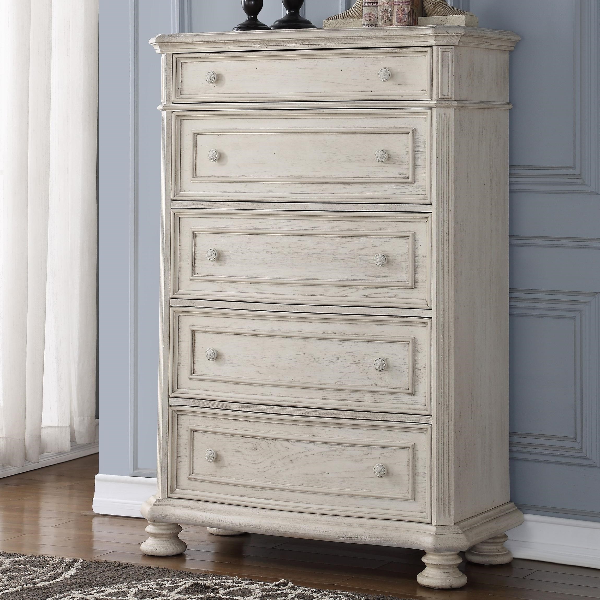 Avalon Furniture Barton Creek B01511 C Traditional 5 Drawer Chest